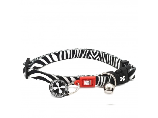 Фото - шлейки, ошейники Max & Molly Urban Pets Smart ID Cat Collar ошейник для кошек Zebra