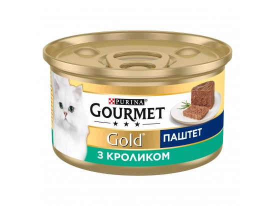 Фото - влажный корм (консервы) Gourmet Gold (Гурме Голд) паштет с кроликом