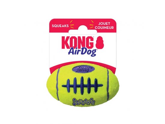 Фото - игрушки Kong AIR DOG SQUEAKER FOOTBALL игрушка для собак ФУТБОЛЬНЫЙ МЯЧ
