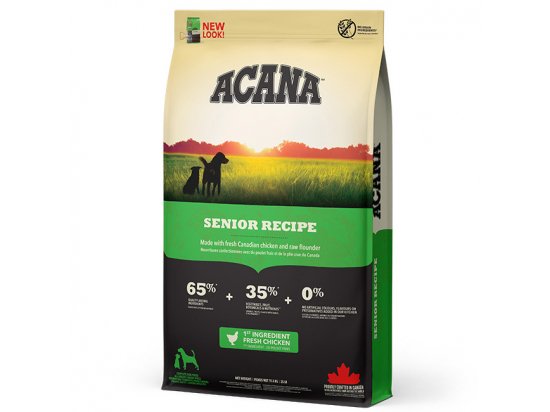 Фото - сухой корм Acana Senior Recipe корм для пожилых собак от 7 лет, КУРИЦА