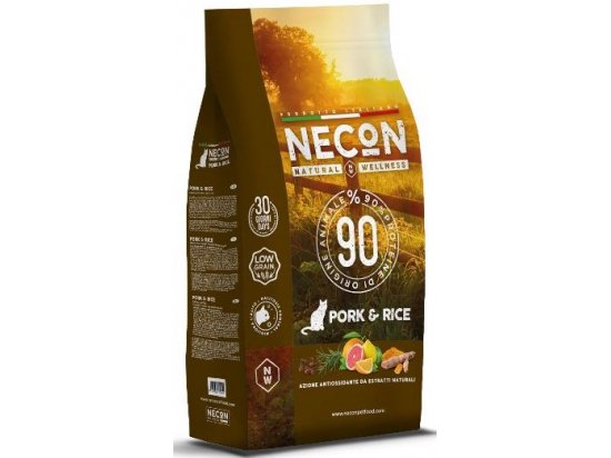 Фото - сухий корм Necon Natural Wellness Adult Pork & Rice сухий корм для котів СВИНИНА та РИС