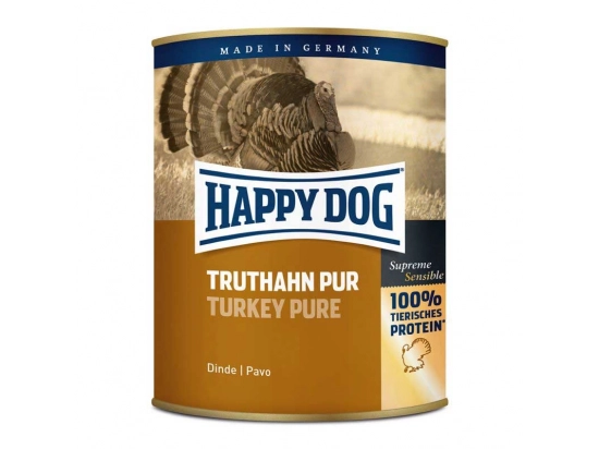 Фото - вологий корм (консерви) Happy Dog (Хепі Дог) SENSIBLE PURE TEXAS TURKEY вологий корм для собак ІНДИЧКА