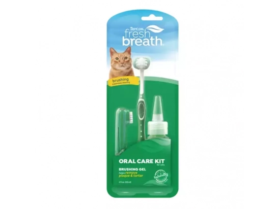 Фото - для зубів та пащі Tropiclean FRESH BREATH набір для догляду за ротовою порожниною для кішок