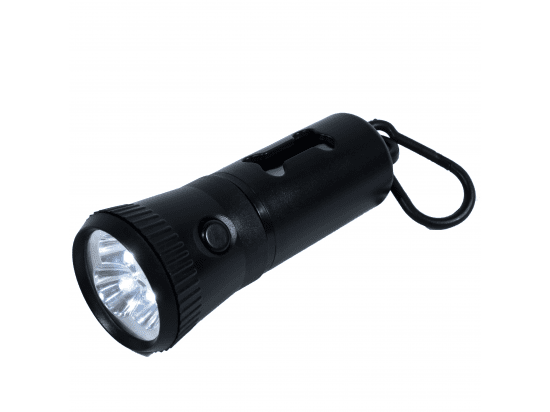 Фото - пакеты для фекалий и аксессуары AnimAll Диспенсер-фонарик со сменными пакетами, черный
