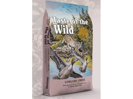 Фото - сухий корм Taste of the Wild LOWLAND CREEK FELINE RECIPE беззерновий корм для кішок зі смаженим перепелом та качкою