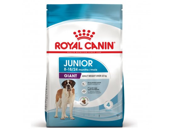 Фото - сухой корм Royal Canin GIANT JUNIOR (ЮНИОРЫ ГИГАНТСКИХ ПОРОД) корм для щенков от 8-24 месяцев