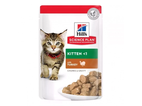 Фото - влажный корм (консервы) Hill's Science Plan Kitten Poultry Selection Chicken & Turkey корм для котят КУРИЦА и ИНДЕЙКА (мультипак)