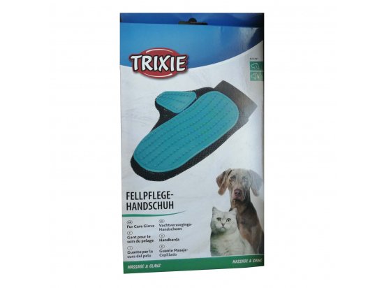 Фото - гребінці, щітки Trixie Рукавиця-щітка для догляду за шерстю (23391)