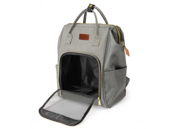 Фото - переноски, сумки, рюкзаки Camon (Камон) Pet Fashion джинсовый рюкзак-переноска для животных, серый
