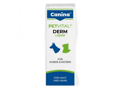 Фото - харчові добавки Canina (Каніна) Petvital Derm Liquid Петвіталь Дерм-Ліквід - тонік для проблемної шкіри та шерсті