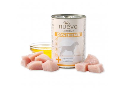 Фото - ветеринарные корма Nuevo (Нуэво) Sensitive Chicken консервы для собак с чувствительным пищеварением КУРИЦА