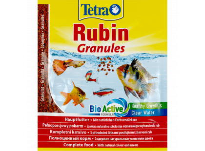 Фото - корм для риб Tetra RUBIN (РУБІН ДЛЯ ДЕКОРАТИВНИХ РИБ ГРАНУЛИ) корм для риб