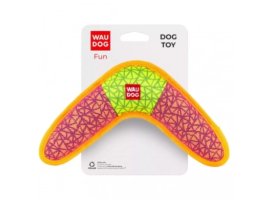 Фото - іграшки Collar WAUDOG Fun іграшка для собак з пищалкою БУМЕРАНГ
