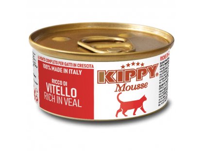 Фото - влажный корм (консервы) Kippy (Киппи) MOUSSE VEAL консервы для кошек ТЕЛЯТИНА, мусс