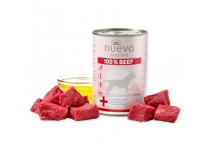 Фото - ветеринарные корма Nuevo (Нуэво) Sensitive Beef консервы для собак с чувствительным пищеварением ГОВЯДИНА