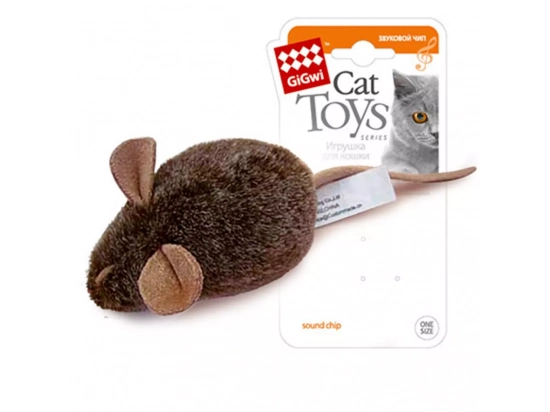 Фото - іграшки GiGwi (Гігві) Melody Chaser МИШКА іграшка для котів з електронним чіпом, 15 см