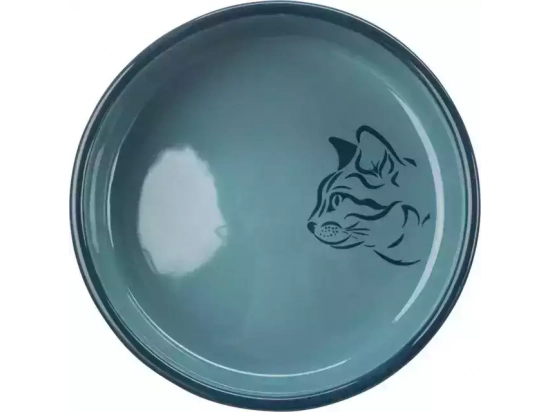 Фото - миски, поилки, фонтаны Trixie Ceramic Bowl керамическая миска для коротконосых кошек (24779)