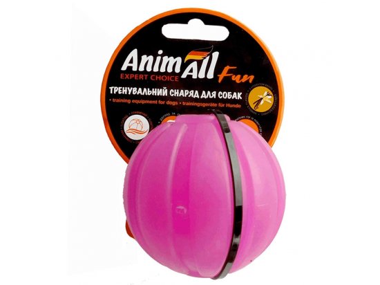 Фото - игрушки AnimAll Fun тренировочный мяч для собак, фиолетовый