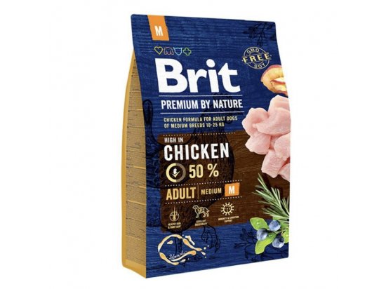 Brit Premium Adult Medium М - корм для взрослых собак средних пород - 3 фото