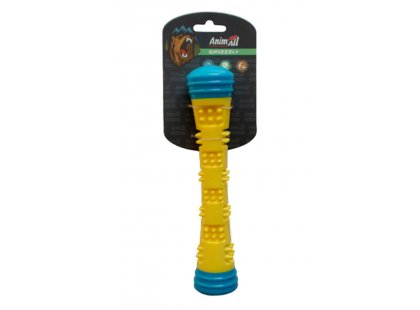 Фото - игрушки AnimAll GrizZzly игрушка для собак ВОЛШЕБНАЯ ПАЛОЧКА, голубой/желтый