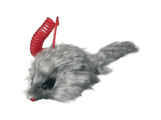 Фото - іграшки Camon (Камон) Crazy Mouse іграшка для котів із пружинкою МИШКА