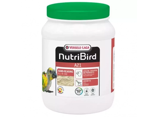 Фото - корм для птахів Versele-Laga NUTRIBIRD A21 молоко для пташенят середніх папуг та інших видів птахів