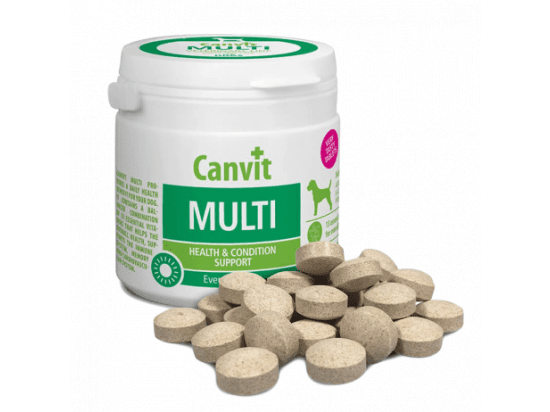 Фото - витамины и минералы Canvit Multi (Мульти) мультивитаминные таблетки для собак
