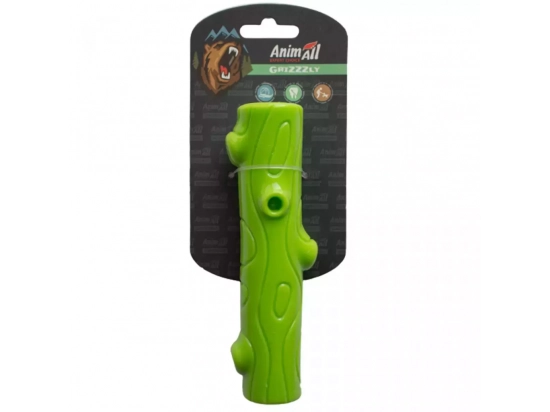 Фото - игрушки AnimAll GrizZzly Хрустящая палочка для собак, зеленый