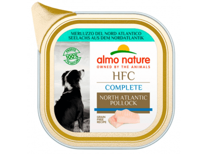 Фото - вологий корм (консерви) Almo Nature HFC COMPLETE NORTH ATLANTIC POLLOCK консерви для собак ПІВНІЧНОАТЛАНТИЧНИЙ МИНТАЙ