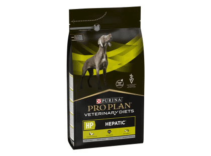 Фото - ветеринарные корма Purina Pro Plan (Пурина Про План) Veterinary Diets HP Hepatic сухой лечебный корм для взрослых собак при хронической печеночной недостаточности