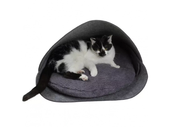 Фото - спальні місця, лежаки Red Point SHELL лежак з подушкою для котів МУШЛЯ, повсть