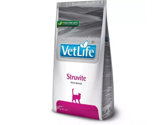 Фото - ветеринарные корма Farmina (Фармина) Vet Life Struvite сухой лечебный корм для кошек для растворения струвитных уролитов