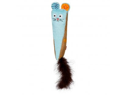Фото - іграшки GiGwi (Гігві) Rookie Hunter КРОЛИК іграшка з шарудінням для котів, блакитний