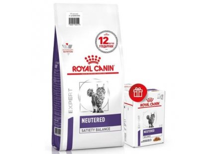 Фото - сухий корм Royal Canin Neutered Satiety Balance корм-дієта для профілактики сечокам'яної хвороби у стерилізованих кішок та котів до 7 років