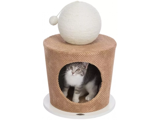 Фото - когтеточки, с домиками Trixie Когтеточка-домик с шаром для кошек (44413)