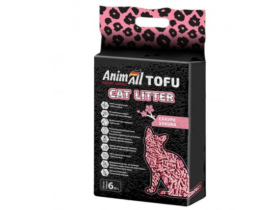 Фото - наполнители AnimAll TOFU (ТОФУ) СОЕВЫЙ наполнитель в туалет для кошек САКУРА