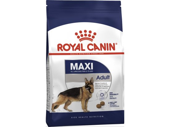 Фото - сухой корм Royal Canin MAXI ADULT (СОБАКИ КРУПНЫХ ПОРОД ЭДАЛТ) корм для собак до 5 лет