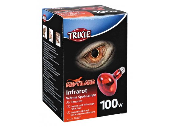 Фото - оборудование для террариума Trixie Infrared Heat Spot Lamp инфракрасная лампа для обогрева террариумов