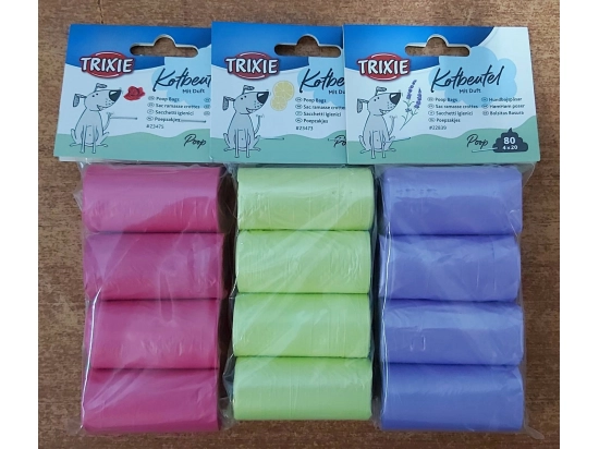 Фото - пакети для фекалій та аксесуари Trixie Пакети для прибирання за собакою, 4х20шт