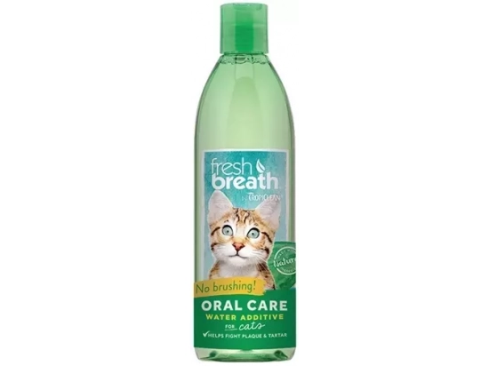 Фото - для зубов и пасти Tropiclean Water Additive - Добавка в воду для гигиены полости рта для кошек, 473 мл