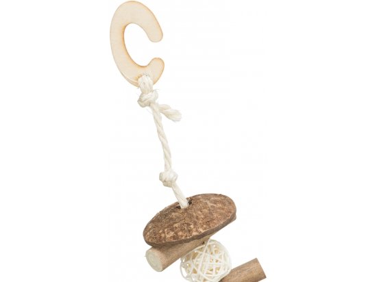 Фото - іграшки Trixie SWING гойдалка для птахів, (кокос/дерево/ротанг) (58745)