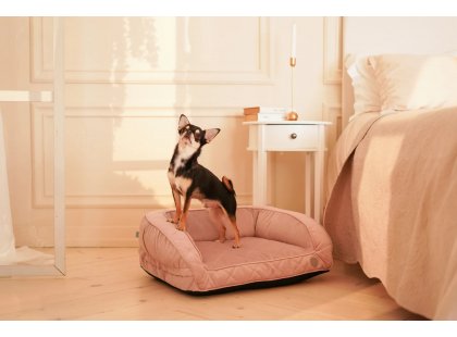 Фото - лежаки, матраси, килимки та будиночки Harley & Cho SLEEPER MINI PUDRA диван для собак малих порід та кішок, пудровий