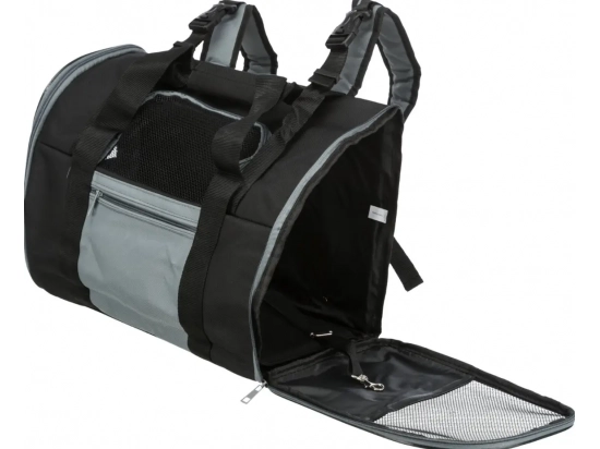 Фото - переноски, сумки, рюкзаки Trixie (Тріксі) CONNOR Backpack рюкзак-переноска для тварин, чорний / сірий (2882)