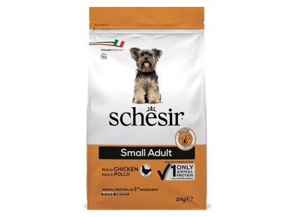 Фото - сухий корм Schesir SMALL ADULT сухий монопротеїновий корм для собак малих порід КУРКА