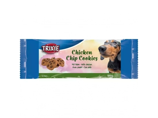 Фото - лакомства Trixie CHICKEN CHIP COOKIES лакомство для собак, печенье (курица) (31651)