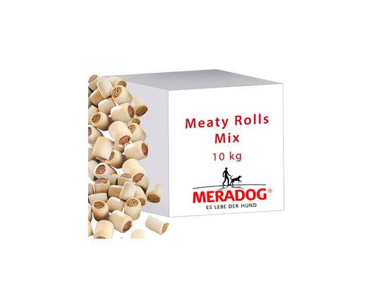 Фото - лакомства Mera (Мера) Meaty Rolls Mix лакомство мясные рулетики для собак MIX