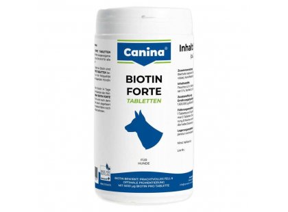 Фото - пищевые добавки Canina (Канина) Biotin forte интенсивный препарат для длинношерстных собак