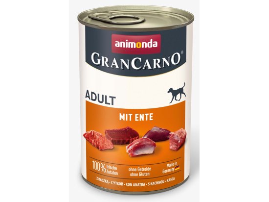 Фото - вологий корм (консерви) Animonda (Анімонда) GranCarno Adult Duck вологий корм для собак КАЧКА
