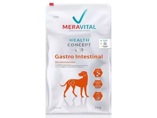 Фото - ветеринарні корми Mera (Мера) MVH Dog Gastro Intestinal сухий корм для дорослих собак при розладах травлення