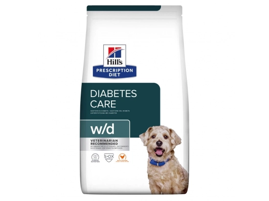 Фото - ветеринарні корми Hill's Prescription Diet w/d Digestive/Weight/Diabetes Management корм для собак з куркою